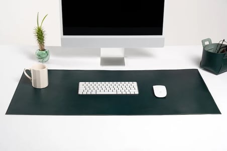 El Yapımı Lüks 2,4 mm Bitkisel Tabaklanmış Masa Altlığı 35 × 75 cm