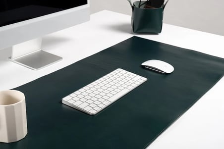 El Yapımı Lüks 2,4 mm Bitkisel Tabaklanmış Masa Altlığı 40 × 60 cm