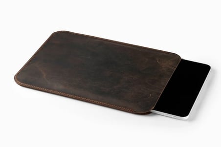 Eskitilmiş Deri iPad Kılıfı, El Yapımı iPad Kılıfı (12.9" Pro, 2.-6. Nesil iPad, iPad Mini, iPad Air, 11" Pro, 10.5" Pro, 9.7" Pro, A16 işlemcili modeller için) Pro 10.5''