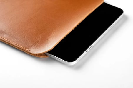 Keçe astarlı deri iPad kılıfı, iPad Pro 12.9", iPad 2.-6. nesil, iPad Mini, iPad Air, iPad Pro 11", iPad Pro 10.5", iPad Pro 9.7" için el yapımı iPad kılıfı. iPad Mini 2-6. Nesil