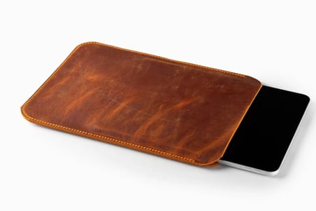 Keçe astarlı deri iPad kılıfı, iPad Pro 12.9", iPad 2.-6. nesil, iPad Mini, iPad Air, iPad Pro 11", iPad Pro 10.5", iPad Pro 9.7" için el yapımı iPad kılıfı. 2025 iPad A16 11"