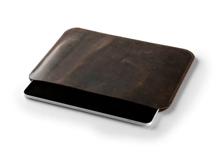 Eskitilmiş Deri iPad Kılıfı, El Yapımı İnce iPad Kılıfı (12.9" iPad Pro, 2.-6. Nesil, iPad Mini, iPad Air, 11" iPad Pro, 10.5" iPad Pro, 9.7" iPad Pro modelleri için) iPad  Mini 2-6. Nesil