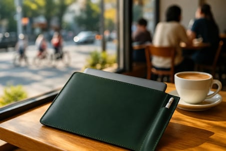 Üstün Kalite Deri İpad Kılıfı, El Yapımı İpad Kılıfı (Pro 12.9", İpad 2.-6. Nesil, İpad Mini, İpad Air, Pro 11", Pro 10.5", Pro 9.7", A16 İçin) Pro 13" 2024