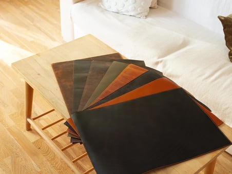 Eskitilmiş Deri Masa Örtüsü, El Yapımı Yemek Masası Örtüleri, Kişiselleştirilmiş Masa Örtüleri 12x16", 6'lı Set
