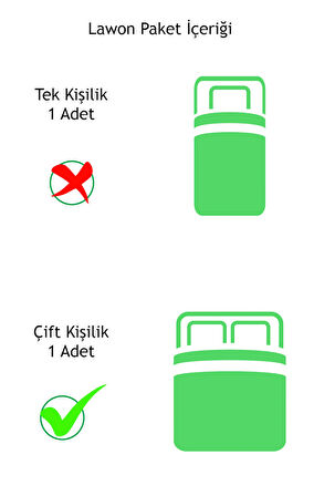 Lawon Quito Serisi Anti-Stres Çift Kişilik ( 180x200cm ) Kapitone Sıvıgeçirmez Yatak Koruyucu Alez