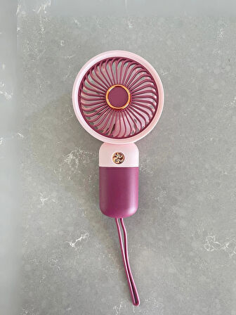 Turbo El Fanı – 7 Yapraklı, 3 Kademeli, Bilek Askılı Fan, Şarjlı