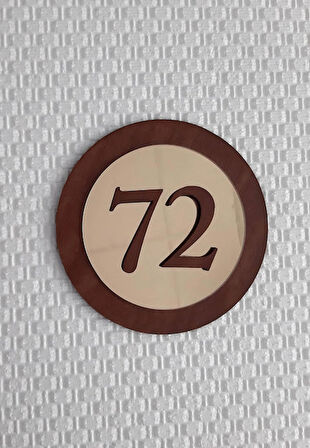Luxury Wooden Serisi Kapı Numarası