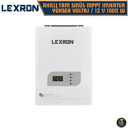 LEXRON - İnges 1 KW 1000 WATT MPPT AKILLI İNVERTER - İNVERTÖR - 12 VOLT KARAVAN, BAĞ EVİ, KONTEYNIR