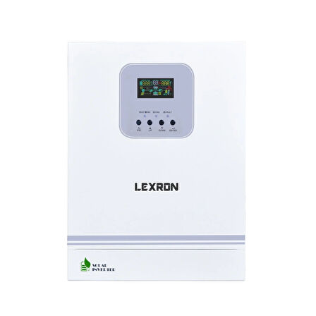 LEXRON - İnges 12 Volt 1.6 KW MPPT AKILLI TAM SİNÜS İNVERTER - 1600 WATT -12 VOLT 220 VOLT ÇEVİRİCİ