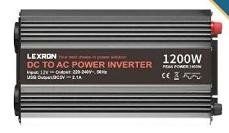 Inges - LEXRON 12 VOLT 1200 WATT Modifiye Sinüs İnverter İnvertör
