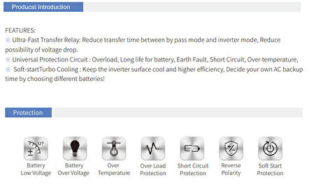 LEXRON - İnges 12 VOLT 2000 WATT 2 KW UPS ŞEBEKEDEN ŞARJ EDİLEBİLİR İNVERTER İNVERTÖR - KARAVAN
