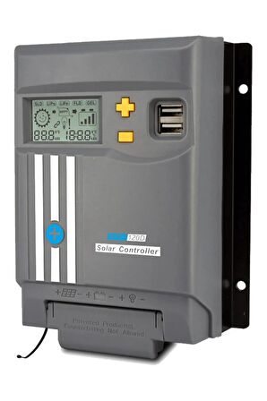 LEXRON MPPT 20 A Amper 12/24 V Volt Şarj Kontrol Cihazı Regülatörü