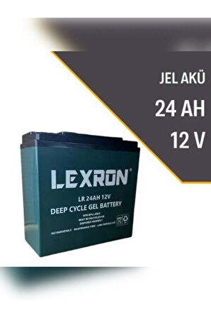 LEXRON 24 Ah-12v Jel Elektrikli Araç Aküsü