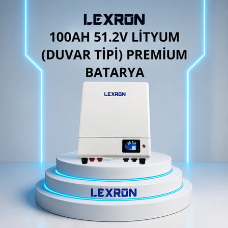 51,2V 100AH EKRANLI LİTYUM AKÜ DUVAR TİPİ Lithium İron Phosphate (LiFEPO4-Liion) BATARYA