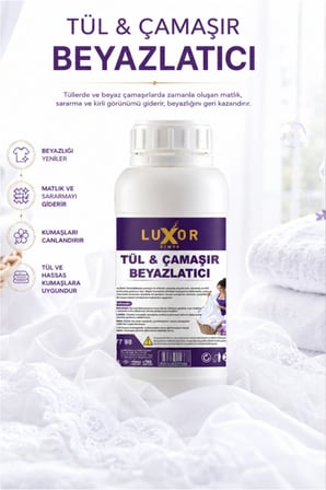 Luxor Kimya Tül ve Çamaşır Beyazlatıcı 750 gr