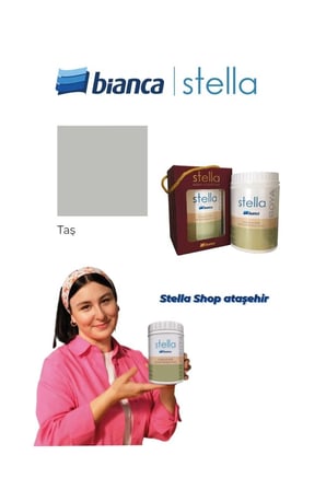 Stella Su Bazlı Saf Akrilik Boya 500ml - Çivit
