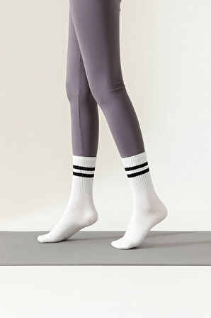 1 Çift Açık Pembe Yoga Pilates Kaydırmaz Çorap