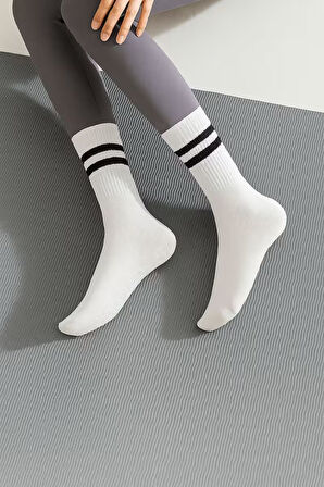 8 Çift Yoga Pilates Kaydırmaz Çorap – Karışık Renkli