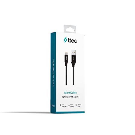 ttec AlumiCable Lightning Şarj Kablosu 120cm
