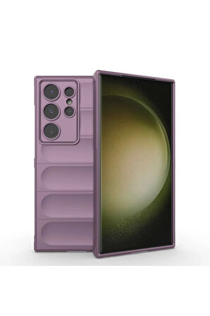 Samsung Galaxy S24 Ultra Kılıf Optimum Silikon - Mor