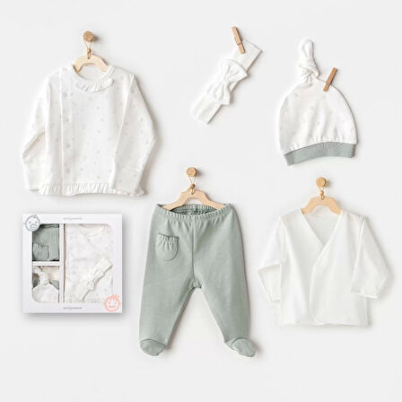 Lenaca Cute Bear Friends 5'li Hastane Çıkışı Green