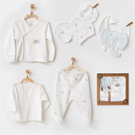 Lenaca The Zoo S Balboa 5 Parça Hastane Çıkışı Ekru