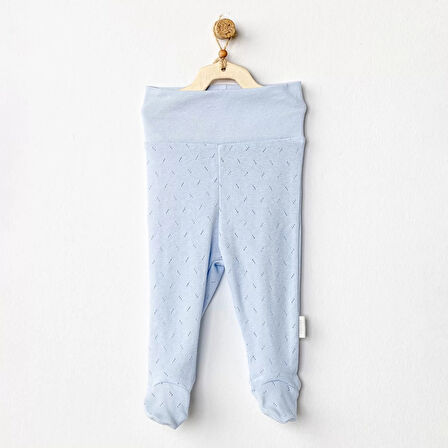 Lenaca Jacquard Patikli Bebek Pantolon Blue