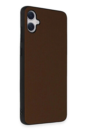 Samsung Uyumlu Galaxy A05 Kılıf Taft Kapak - Kahverengi