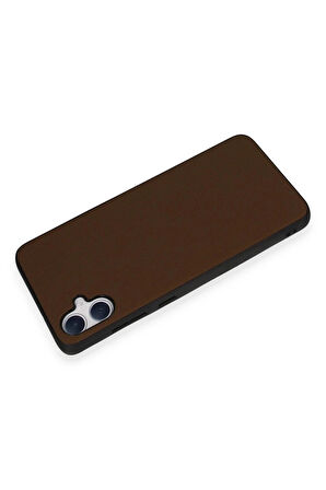 Samsung Uyumlu Galaxy A05 Kılıf Taft Kapak - Kahverengi