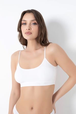 G-box 941 Kadın Bambu Kalın Askılı Pedli Büstiyer
