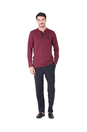 D's Damat 221001 Uzun Kol Pijama Takımı