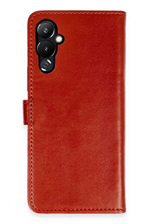 Tecno Pova 4 Kılıf Trend S Plus Kapaklı Kılıf - Kırmızı