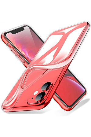 iPhone 11 Kılıf Lüx Şeffaf Silikon