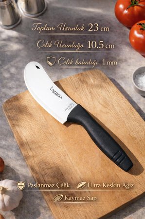Eco Serisi Mutfak Bıçak Seti Et Ekmek Sebze Salata Pizza Börek Şef Bıçağı 4 Lü Set ( Mft-7124)