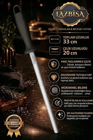 İncisive Serisi Masat Mutfak Bıçak Bileme Aleti Masatı (MFT-245)