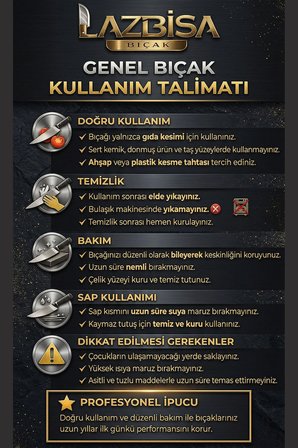 Gold Serisi Mutfak Şef Bıçak Seti Et Ekmek Sebze Bıçağı 2 Li Set Günlük Kullanım ( Mtf-010)