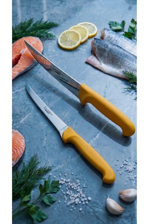 Gold Serisi Mutfak Bıçak Fileto Bıçağı Steak Bıçak Et Balık Tavuk Kesme Fileto Bıçağı 2 Li Set ( Mft-020 )
