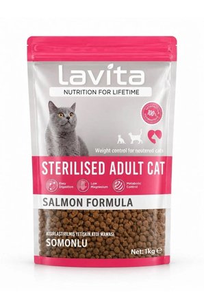 LaVital Somonlu Kısırlaştırılmış Kedi Maması 1 Kg