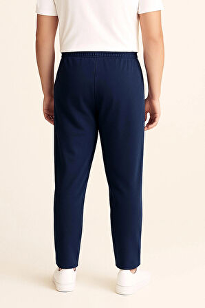 Lacivert Likralı Eşofman Altı