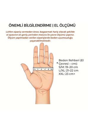 Erkek İçi Polarlı Suya Dayanıklı L ve XL Beden Motosiklet Günlük Kayak Eldiveni Siyah