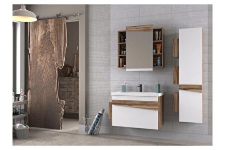 Biani Lapse 85 cm Banyo Dolabı White