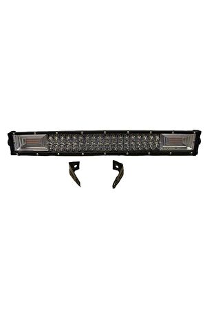 Offroad Sis Lambası 110cm 180led Beyaz-amber 540w Çakarlı