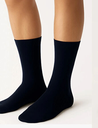 Luviera Erkek Uzun Bambu Çorap 3 Lü Paket %85 Bambu