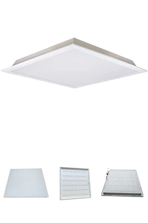 60cm X60cm Sıva Altı Led Panel, Taş Yünü Asma Tavan Led Panel, Beyaz Işık, Kare Backlight Led Panel