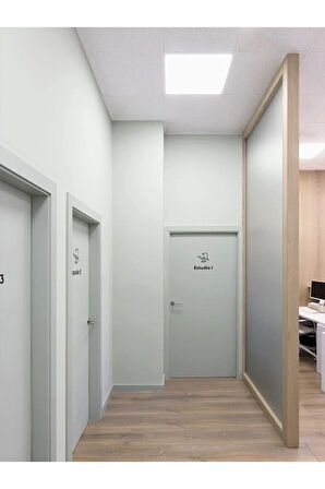 Kare Led Panel, 60cm X 60cm, Sıva Altı, 60w Led Panel, Taş Yünü Asma Tavan Led Panel, Beyaz Işık,
