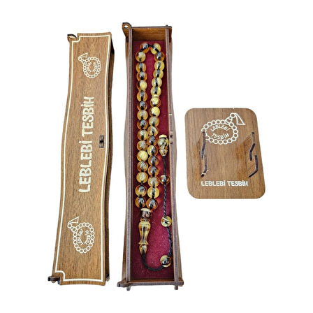 Osmanlı Benzetme Sıkma Kehribar Tesbih Lt1224