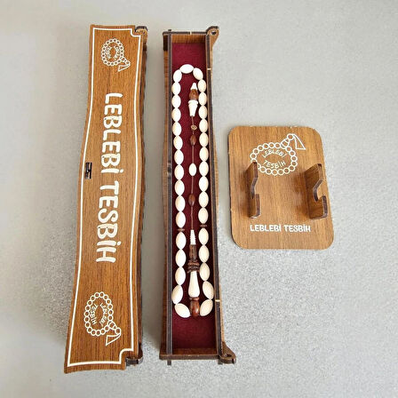 Erbabacan Usta Yılan Ağacı Kombinli Halkalı İmameli Narçıl Tesbih Lt1389