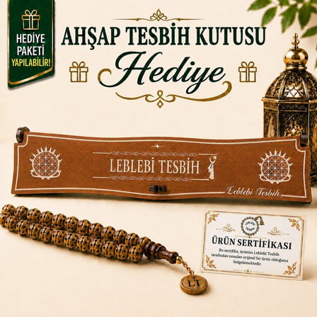 Büyük Boy Sıkma Kehribar Tesbih Lt1513