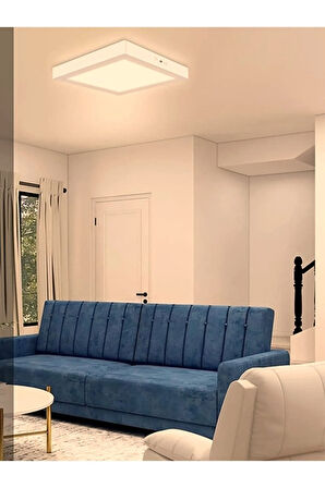 Sıva Üstü 60cm X60cm Led Panel, Yatak Odası Avize, 60x60 Led Avize, 60 Watt, Homojen Gün Işığı 4000k