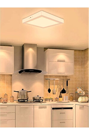 Sıva Üstü 60cm X60cm Led Panel, Yatak Odası Avize, 60x60 Led Avize, 60 Watt, Homojen Gün Işığı 4000k